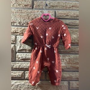 Carters long sleeve romper 6m